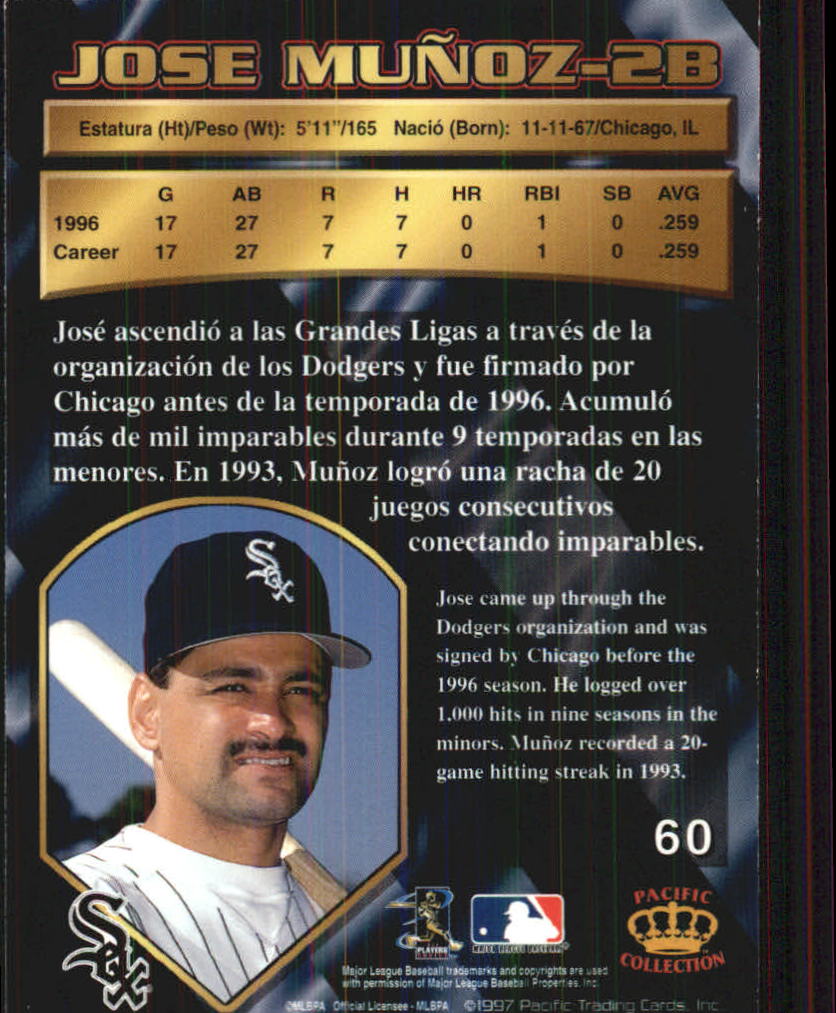 B1494- 1997 Pacific Baseball Cards 1-250 +Rookies -You Pick- 15+ FREE US SHIP - Picture 111 of 425