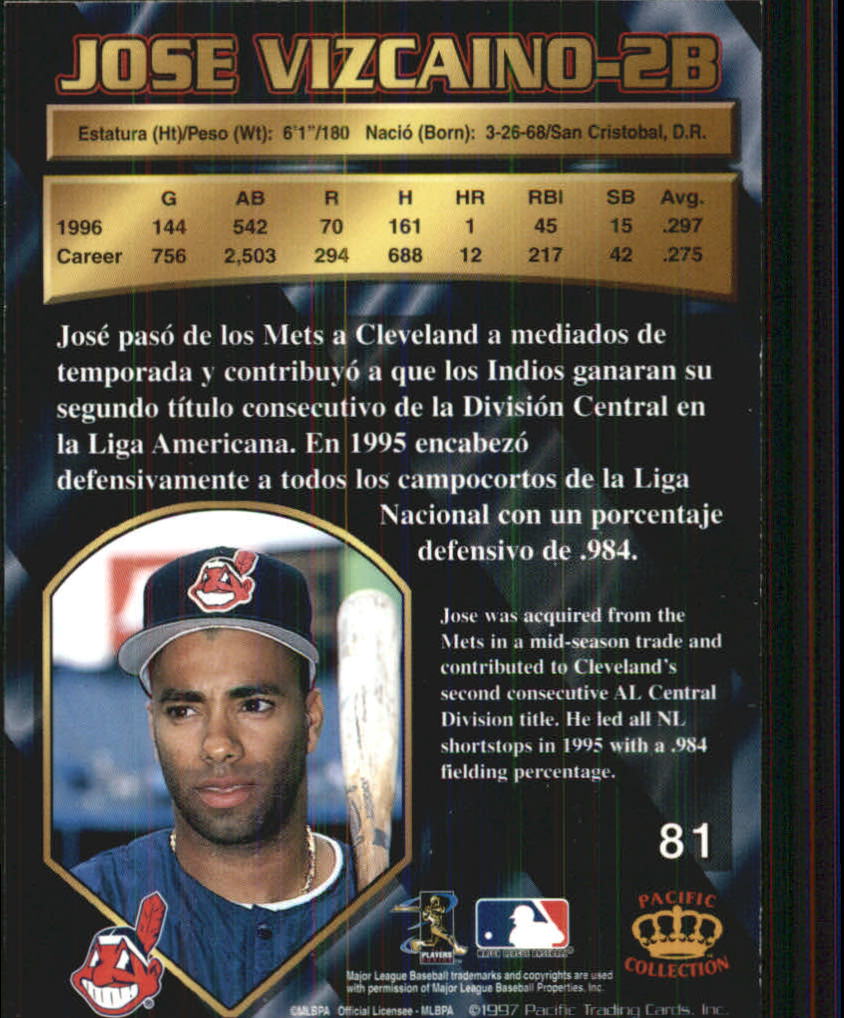 B1494- 1997 Pacific Baseball Cards 1-250 +Rookies -You Pick- 15+ FREE US SHIP - Picture 145 of 425