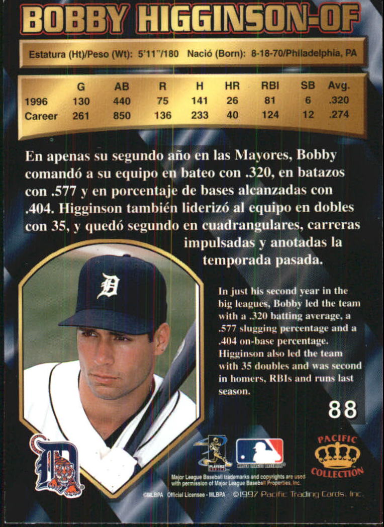 B1494- 1997 Pacific Baseball Cards 1-250 +Rookies -You Pick- 15+ FREE US SHIP - Picture 159 of 425