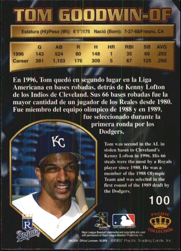 B1494- 1997 Pacific Baseball Cards 1-250 +Rookies -You Pick- 15+ FREE US SHIP - Picture 181 of 425