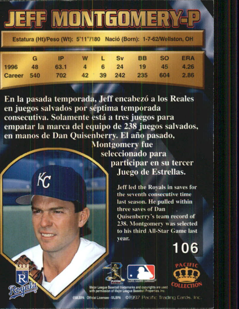 B1494- 1997 Pacific Baseball Cards 1-250 +Rookies -You Pick- 15+ FREE US SHIP - Picture 193 of 425