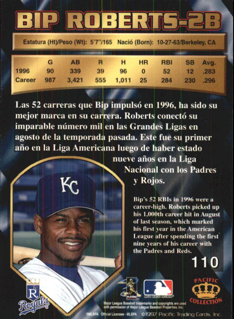 B1494- 1997 Pacific Baseball Cards 1-250 +Rookies -You Pick- 15+ FREE US SHIP - Picture 201 of 425