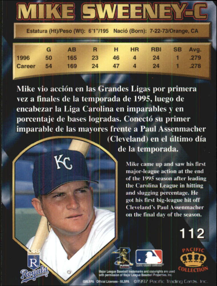 B1494- 1997 Pacific Baseball Cards 1-250 +Rookies -You Pick- 15+ FREE US SHIP - Picture 205 of 425