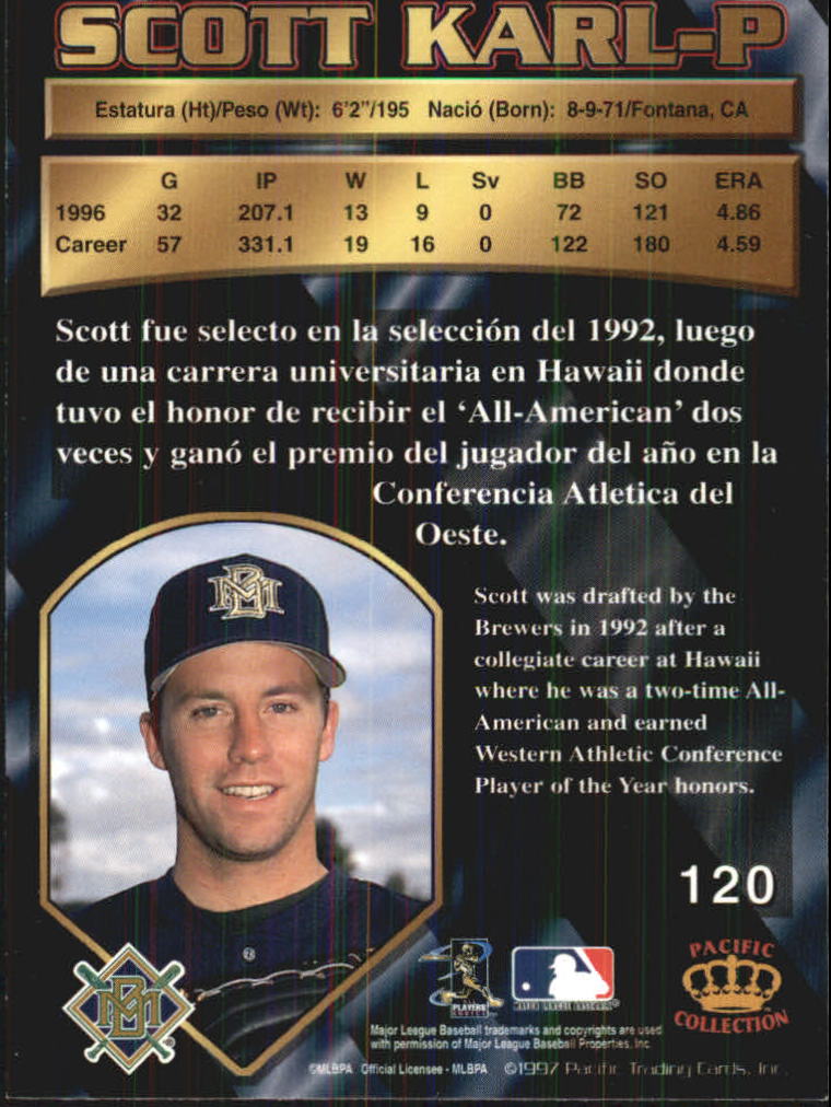 B1494- 1997 Pacific Baseball Cards 1-250 +Rookies -You Pick- 15+ FREE US SHIP - Picture 221 of 425