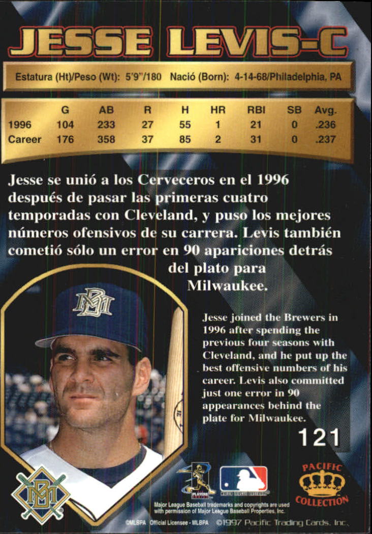 B1494- 1997 Pacific Baseball Cards 1-250 +Rookies -You Pick- 15+ FREE US SHIP - Picture 223 of 425