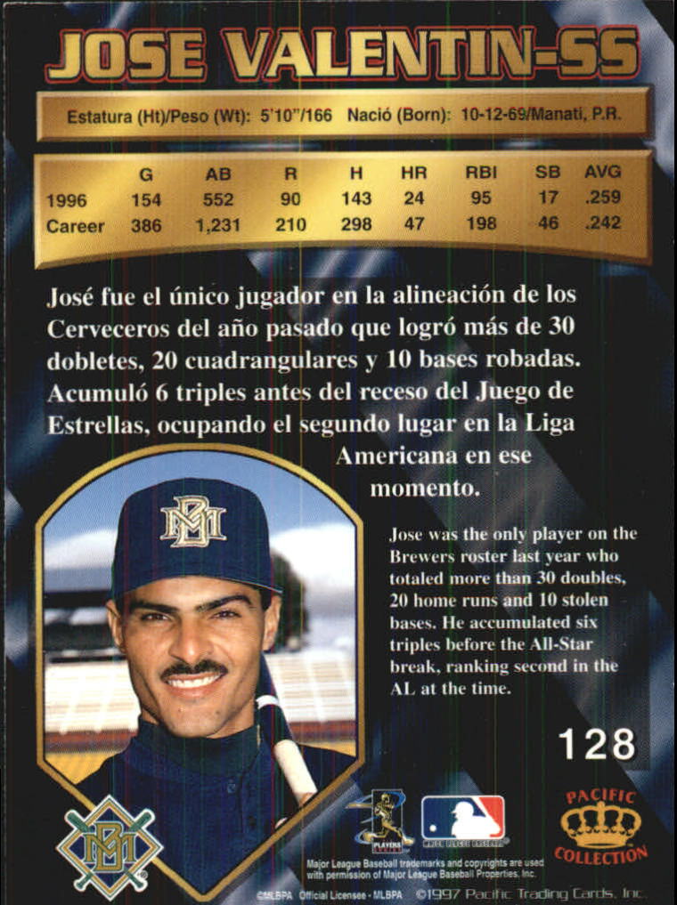 B1494- 1997 Pacific Baseball Cards 1-250 +Rookies -You Pick- 15+ FREE US SHIP - Picture 237 of 425