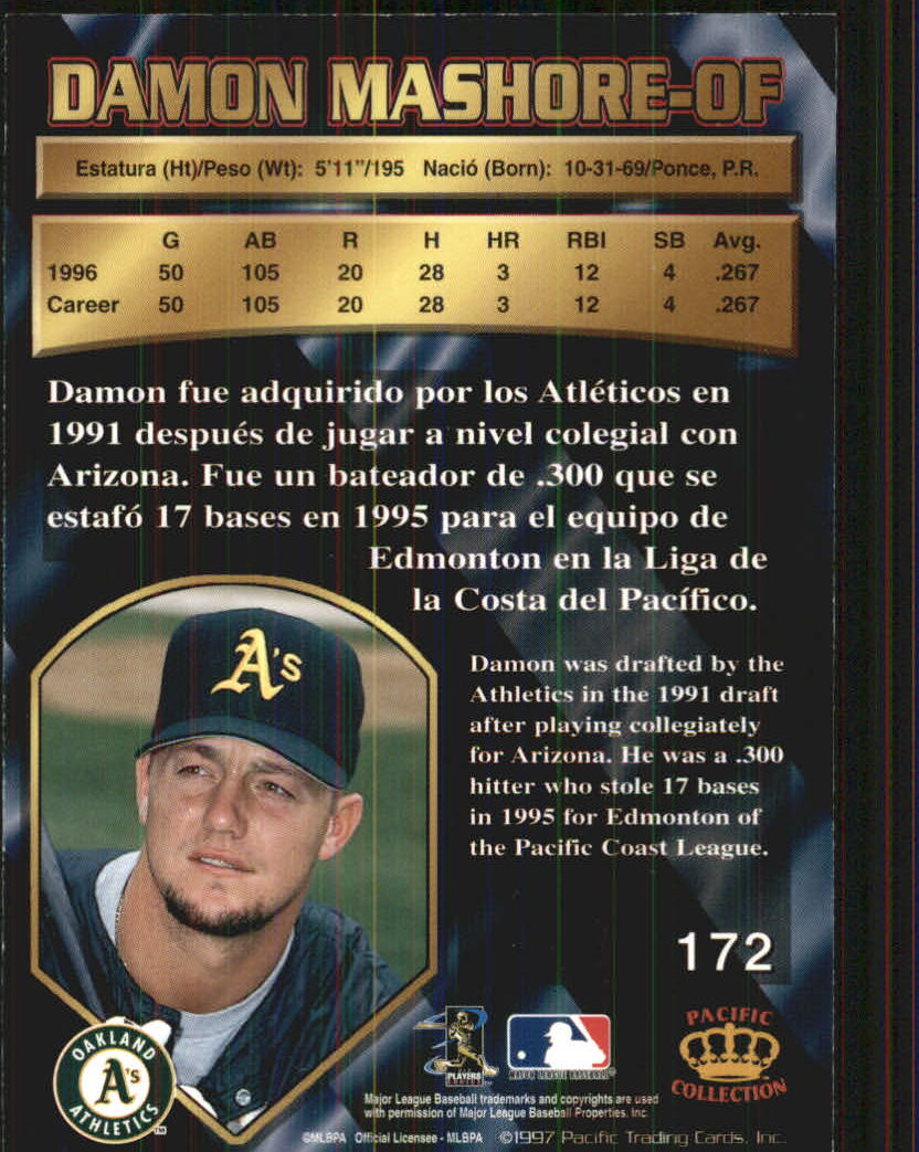 B1494- 1997 Pacific Baseball Cards 1-250 +Rookies -You Pick- 15+ FREE US SHIP - Picture 281 of 425
