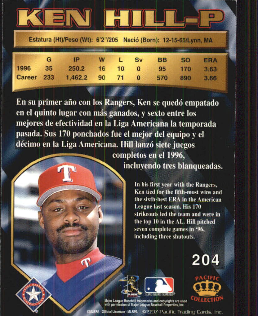 B1494- 1997 Pacific Baseball Cards 1-250 +Rookies -You Pick- 15+ FREE US SHIP - Picture 343 of 425