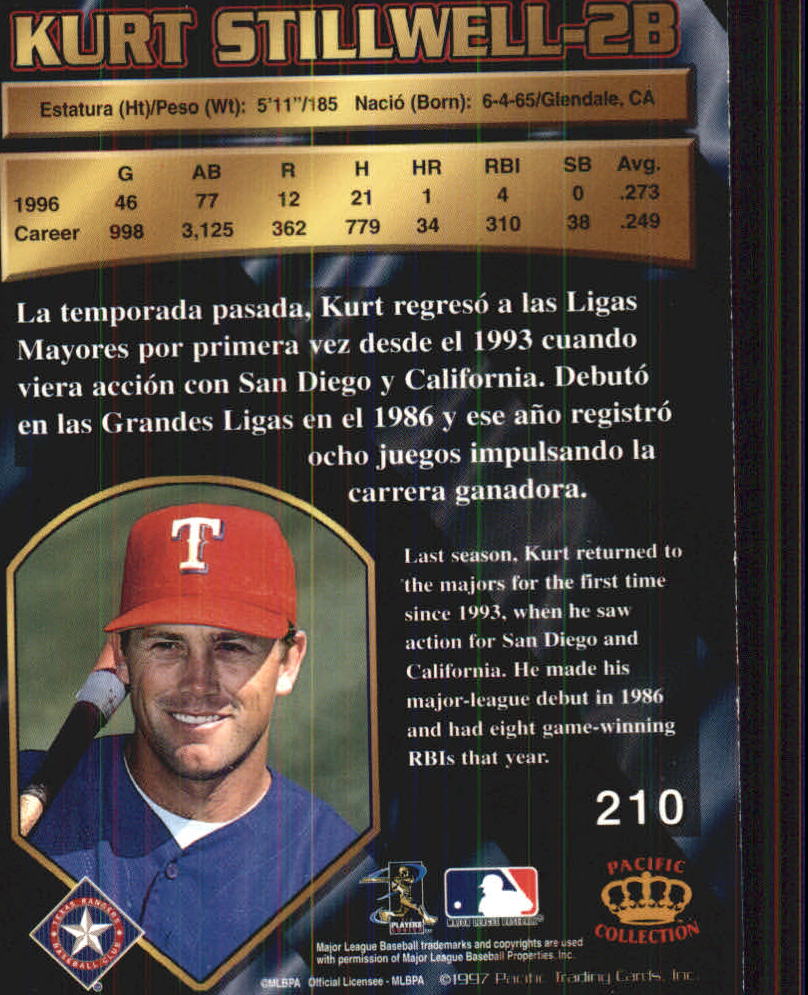 B1494- 1997 Pacific Baseball Cards 1-250 +Rookies -You Pick- 15+ FREE US SHIP - Picture 355 of 425