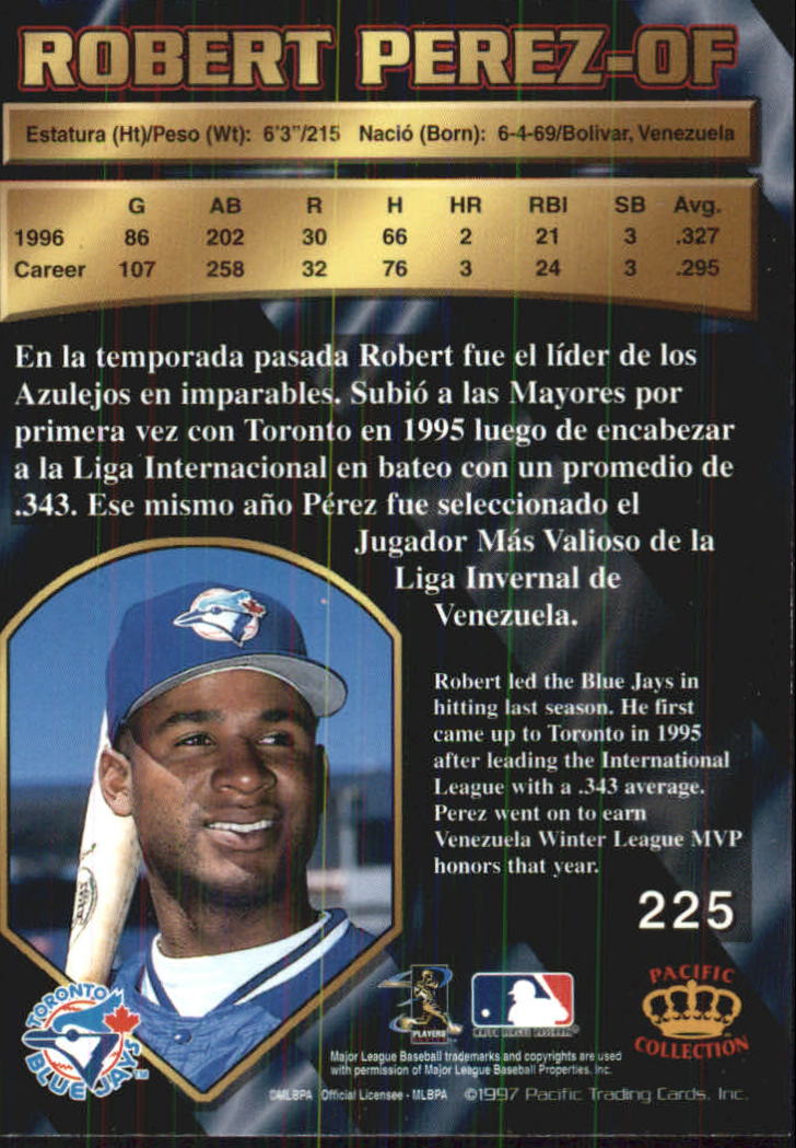B1494- 1997 Pacific Baseball Cards 1-250 +Rookies -You Pick- 15+ FREE US SHIP - Picture 383 of 425