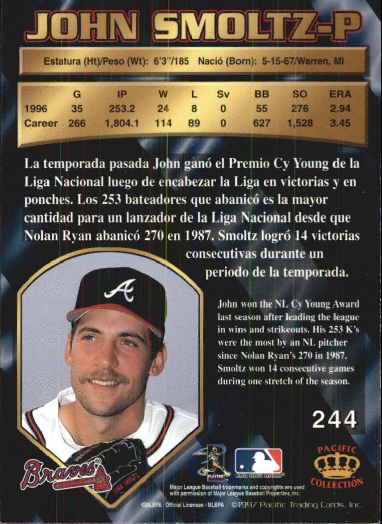 B1494- 1997 Pacific Baseball Cards 1-250 +Rookies -You Pick- 15+ FREE US SHIP - Picture 421 of 425