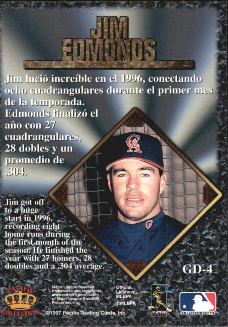 B2821- 1997 Pacific Prisms Gems BB Card #s 1-220 -You Pick- 15+ FREE US SHIP - Picture 265 of 316
