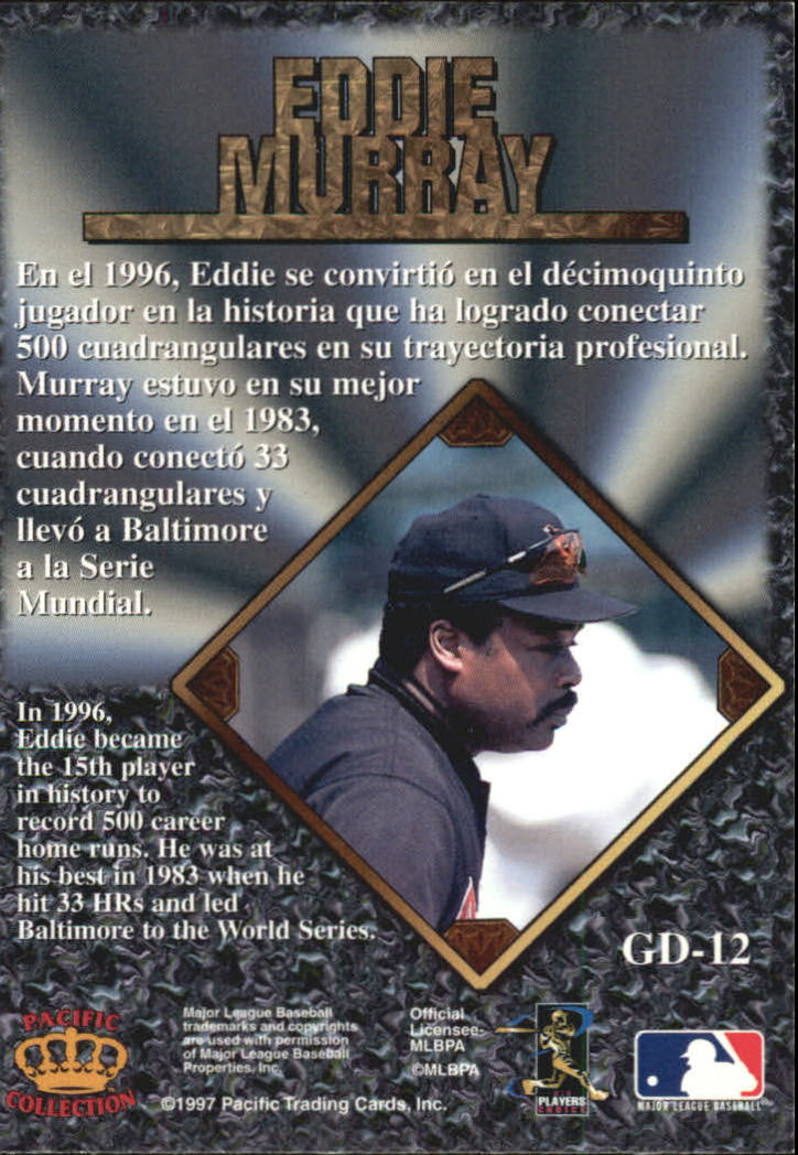 B2821- 1997 Pacific Prisms Gems BB Card #s 1-220 -You Pick- 15+ FREE US SHIP - Picture 294 of 316