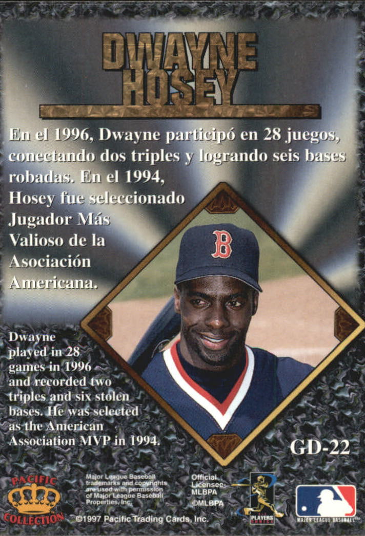 B2821- 1997 Pacific Prisms Gems BB Card #s 1-220 -You Pick- 15+ FREE US SHIP - Picture 26 of 316