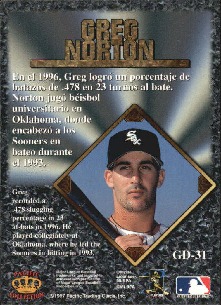 B2821- 1997 Pacific Prisms Gems BB Card #s 1-220 -You Pick- 15+ FREE US SHIP - Picture 32 of 316