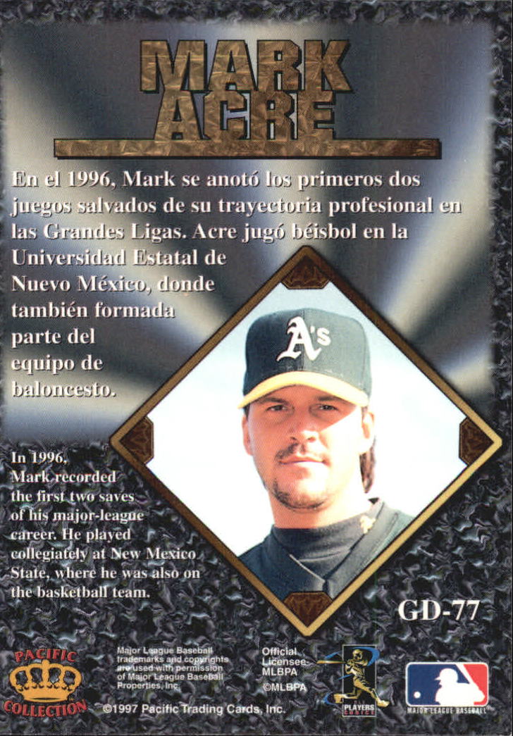 B2821- 1997 Pacific Prisms Gems BB Card #s 1-220 -You Pick- 15+ FREE US SHIP - Picture 78 of 316