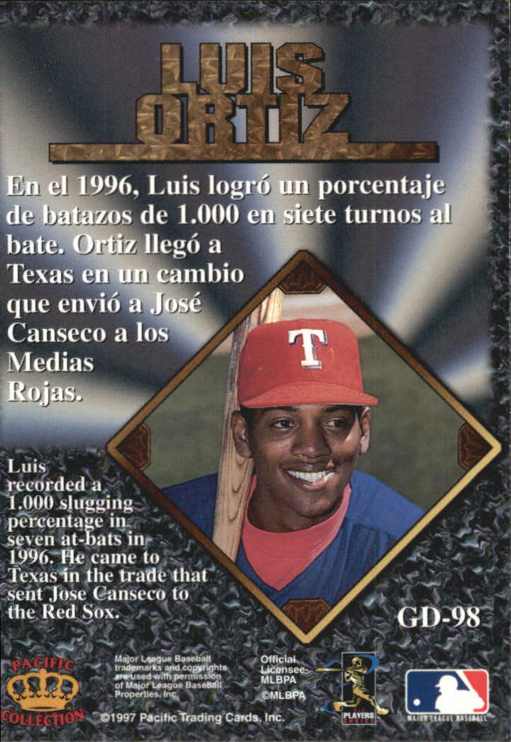 B2821- 1997 Pacific Prisms Gems BB Card #s 1-220 -You Pick- 15+ FREE US SHIP - Picture 106 of 316