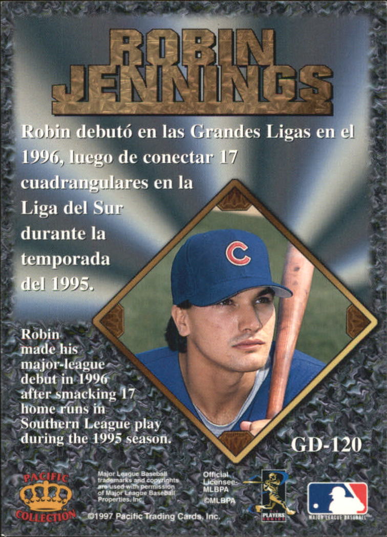 1997 Pacific Prisms Gems of the Diamond #GD120 Robin Jennings back image
