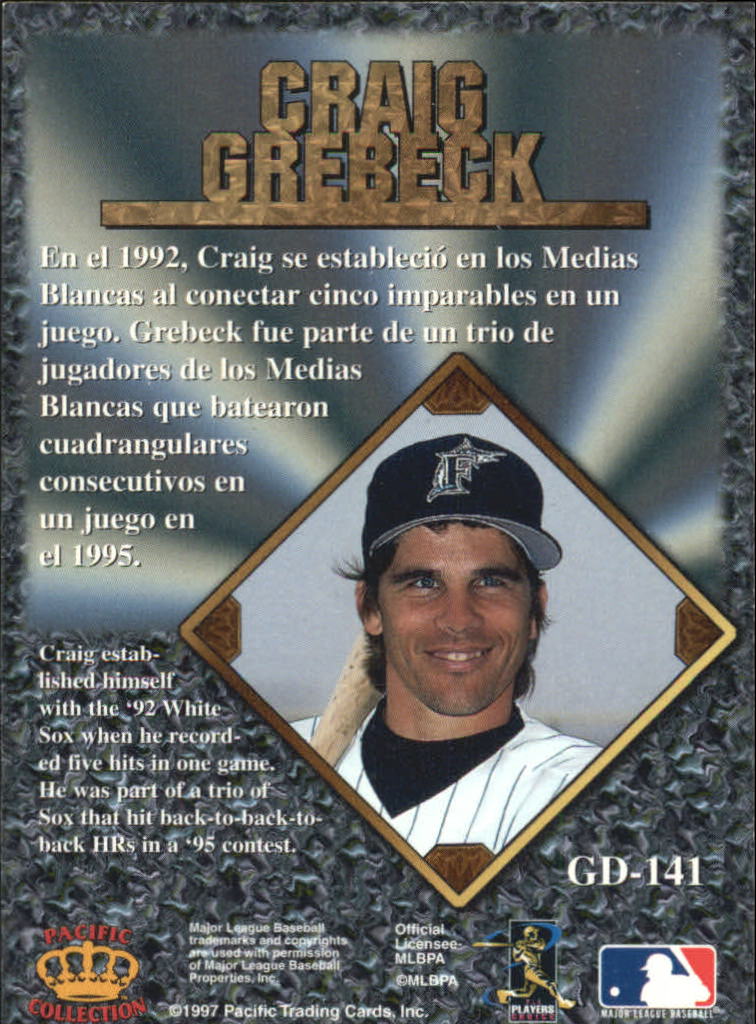 B2821- 1997 Pacific Prisms Gems BB Card #s 1-220 -You Pick- 15+ FREE US SHIP - Picture 164 of 316