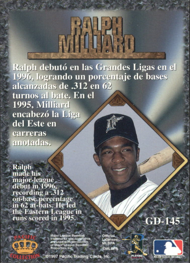 B2821- 1997 Pacific Prisms Gems BB Card #s 1-220 -You Pick- 15+ FREE US SHIP - Picture 170 of 316