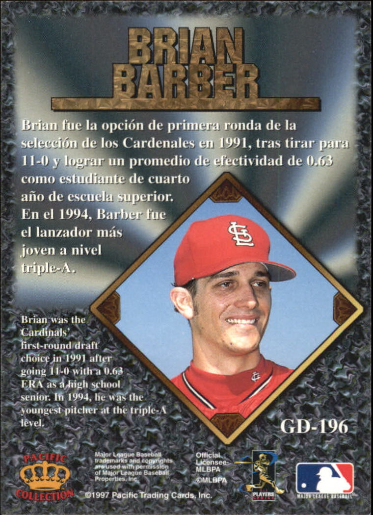 B2821- 1997 Pacific Prisms Gems BB Card #s 1-220 -You Pick- 15+ FREE US SHIP - Picture 239 of 316