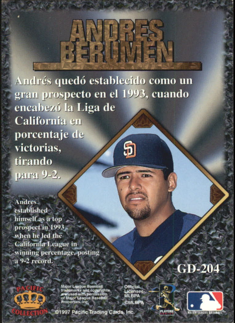 B2821- 1997 Pacific Prisms Gems BB Card #s 1-220 -You Pick- 15+ FREE US SHIP - Picture 245 of 316