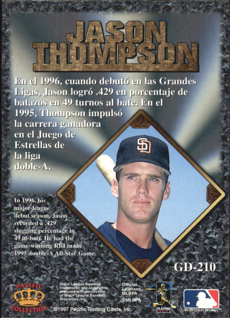 B2821- 1997 Pacific Prisms Gems BB Card #s 1-220 -You Pick- 15+ FREE US SHIP - Picture 251 of 316