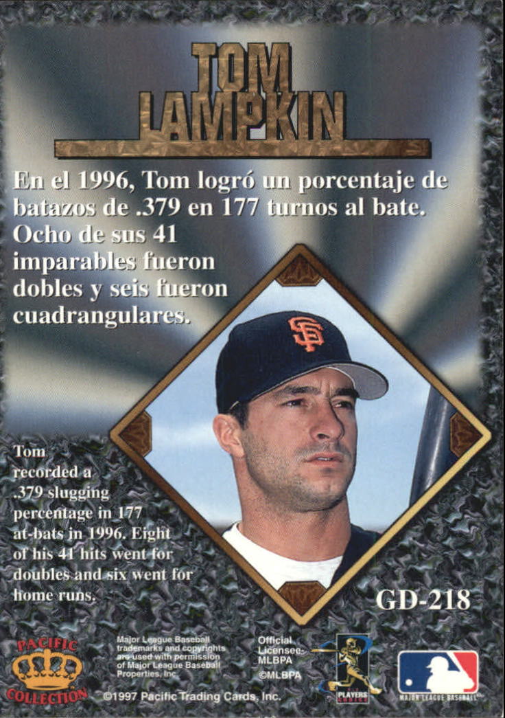 B2821- 1997 Pacific Prisms Gems BB Card #s 1-220 -You Pick- 15+ FREE US SHIP - Picture 261 of 316