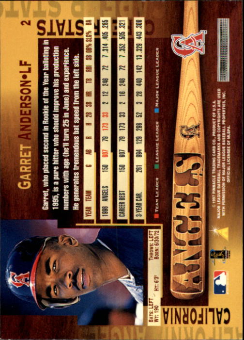 B1775- 1997 Pinnacle Baseball Cards 1-200 +Inserts -You Pick- 15+ FREE US SHIP - Picture 5 of 418