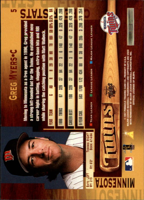 B1775- 1997 Pinnacle Baseball Cards 1-200 +Inserts -You Pick- 15+ FREE US SHIP - Picture 11 of 418