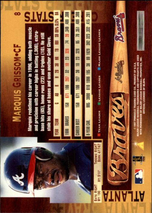B1775- 1997 Pinnacle Baseball Cards 1-200 +Inserts -You Pick- 15+ FREE US SHIP - Picture 17 of 418