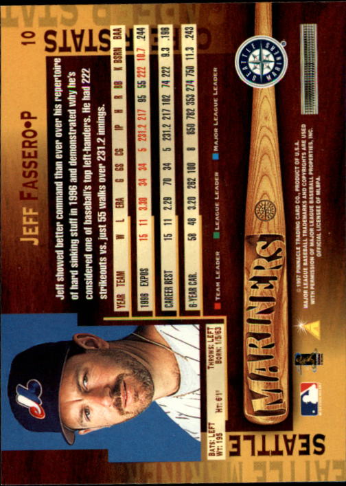 B1775- 1997 Pinnacle Baseball Cards 1-200 +Inserts -You Pick- 15+ FREE US SHIP - Picture 21 of 418