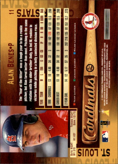 B1775- 1997 Pinnacle Baseball Cards 1-200 +Inserts -You Pick- 15+ FREE US SHIP - Picture 23 of 418