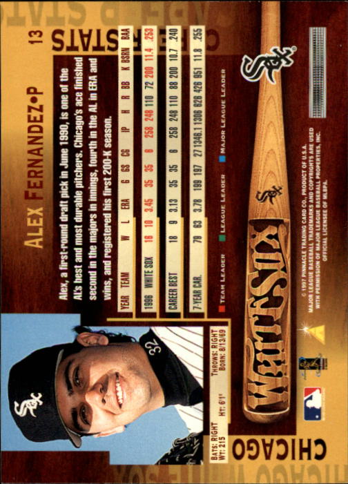 B1775- 1997 Pinnacle Baseball Cards 1-200 +Inserts -You Pick- 15+ FREE US SHIP - Picture 27 of 418