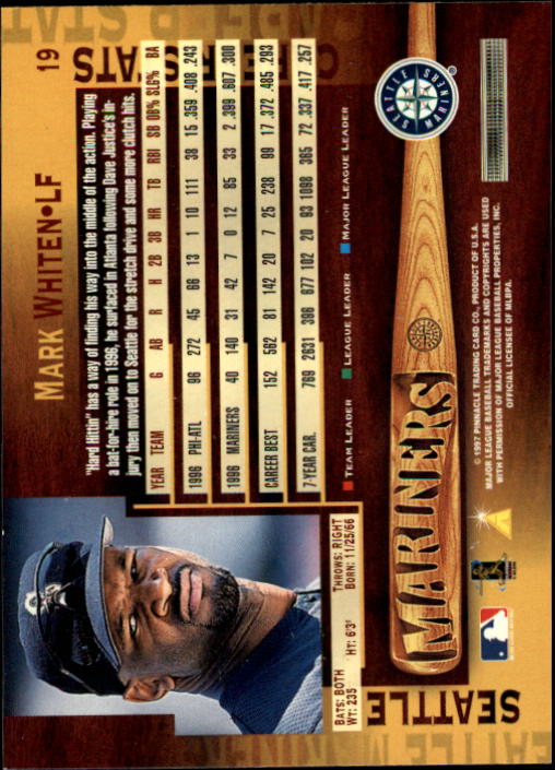 B1775- 1997 Pinnacle Baseball Cards 1-200 +Inserts -You Pick- 15+ FREE US SHIP - Picture 39 of 418