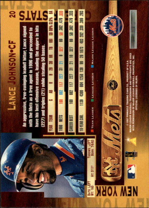 B1775- 1997 Pinnacle Baseball Cards 1-200 +Inserts -You Pick- 15+ FREE US SHIP - Picture 41 of 418