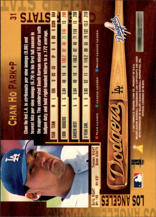 B1775- 1997 Pinnacle Baseball Cards 1-200 +Inserts -You Pick- 15+ FREE US SHIP - Picture 63 of 418