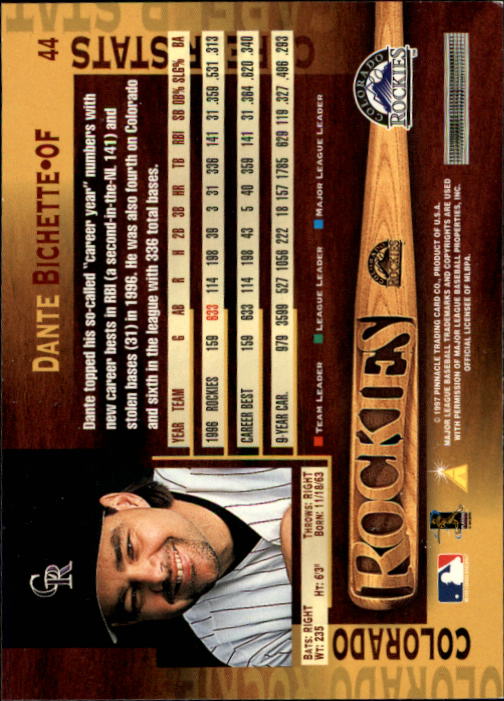 B1775- 1997 Pinnacle Baseball Cards 1-200 +Inserts -You Pick- 15+ FREE US SHIP - Picture 87 of 418