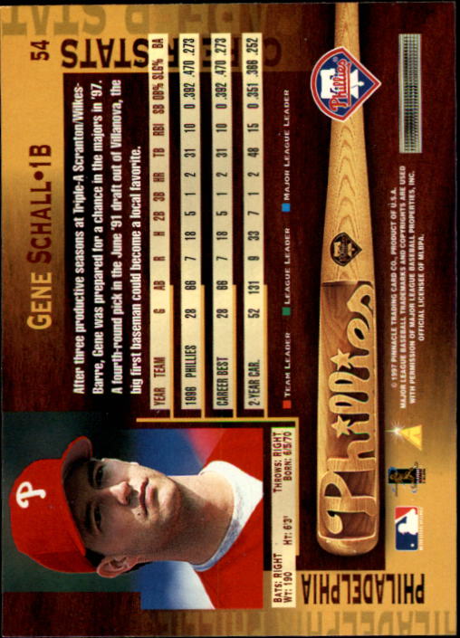 B1775- 1997 Pinnacle Baseball Cards 1-200 +Inserts -You Pick- 15+ FREE US SHIP - Picture 107 of 418