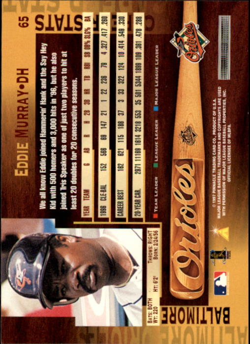 B1775- 1997 Pinnacle Baseball Cards 1-200 +Inserts -You Pick- 15+ FREE US SHIP - Picture 129 of 418