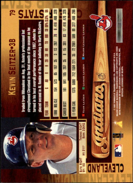 B1775- 1997 Pinnacle Baseball Cards 1-200 +Inserts -You Pick- 15+ FREE US SHIP - Picture 157 of 418