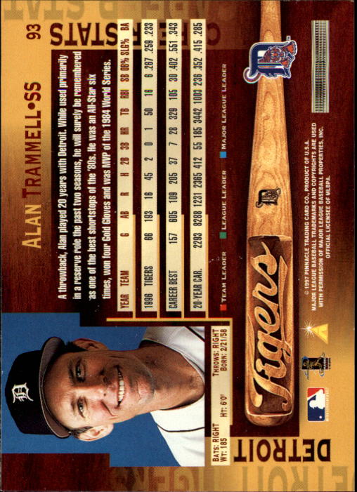 B1775- 1997 Pinnacle Baseball Cards 1-200 +Inserts -You Pick- 15+ FREE US SHIP - Picture 185 of 418