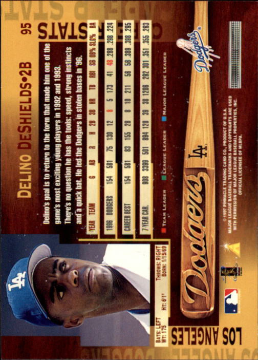 B1775- 1997 Pinnacle Baseball Cards 1-200 +Inserts -You Pick- 15+ FREE US SHIP - Picture 189 of 418