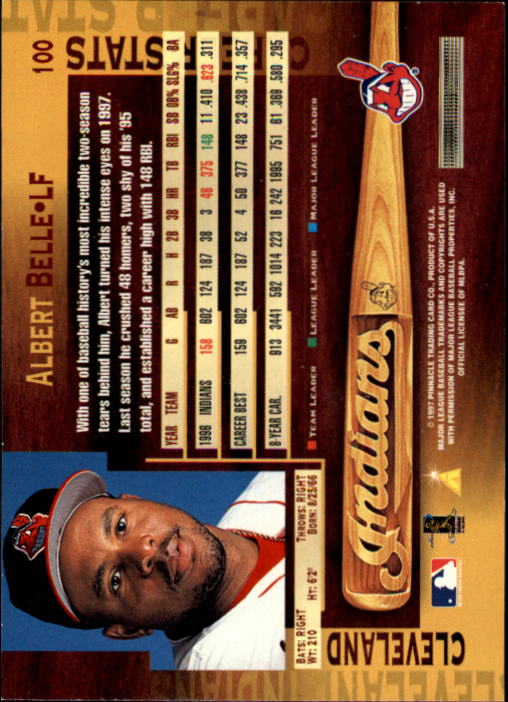 B1775- 1997 Pinnacle Baseball Cards 1-200 +Inserts -You Pick- 15+ FREE US SHIP - Picture 199 of 418