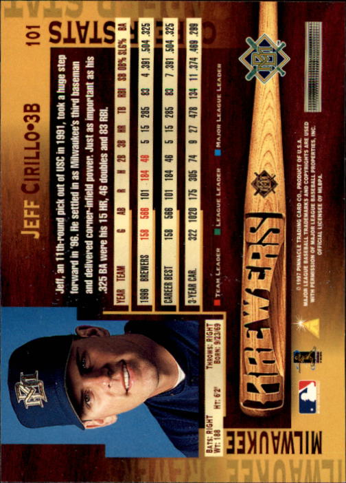 B1775- 1997 Pinnacle Baseball Cards 1-200 +Inserts -You Pick- 15+ FREE US SHIP - Picture 201 of 418