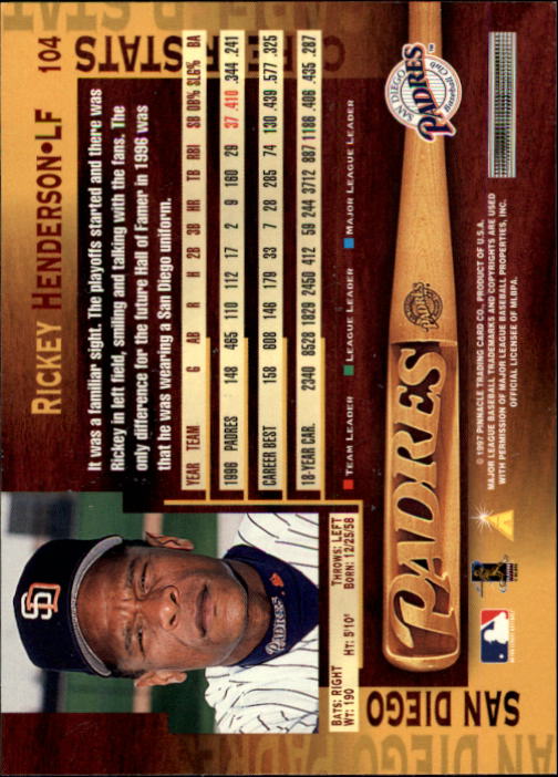 B1775- 1997 Pinnacle Baseball Cards 1-200 +Inserts -You Pick- 15+ FREE US SHIP - Picture 207 of 418