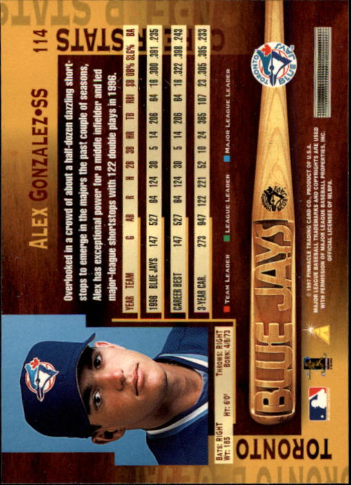 B1775- 1997 Pinnacle Baseball Cards 1-200 +Inserts -You Pick- 15+ FREE US SHIP - Picture 227 of 418