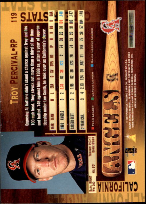 B1775- 1997 Pinnacle Baseball Cards 1-200 +Inserts -You Pick- 15+ FREE US SHIP - Picture 237 of 418