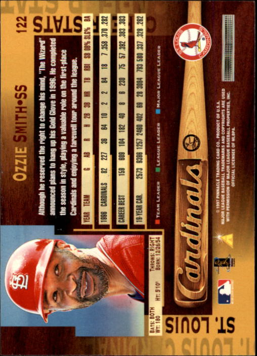 B1775- 1997 Pinnacle Baseball Cards 1-200 +Inserts -You Pick- 15+ FREE US SHIP - Picture 243 of 418