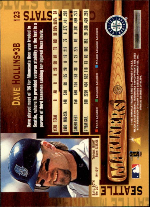 B1775- 1997 Pinnacle Baseball Cards 1-200 +Inserts -You Pick- 15+ FREE US SHIP - Picture 245 of 418